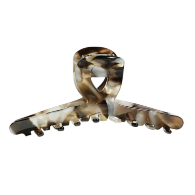 Customized Vintage Acetate Mermaid Twist Fork Big Hair Claw for Girls with Thick Hair