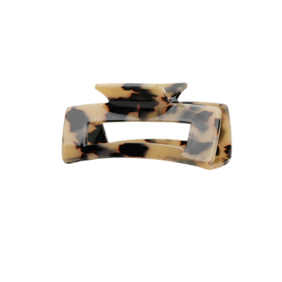 Hot Selling Accessories Women's  Acetate Hair Clip Large Custom Rectangular Wholesale