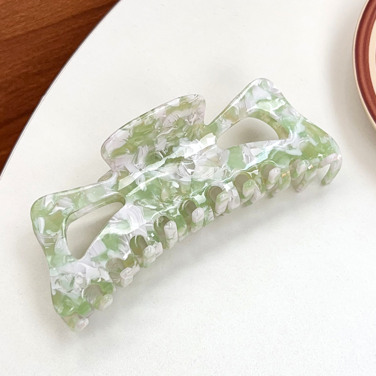 Hot-Selling High Quality Fashionable Oversized Bow Acetate Fiber Hairpin with Temperament Hair Claws