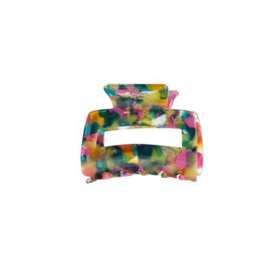 Wholesale High-End 5.5cm Rectangular Hairpin Korean Acetate Hair Clip for Girls Elegant Shark Clip