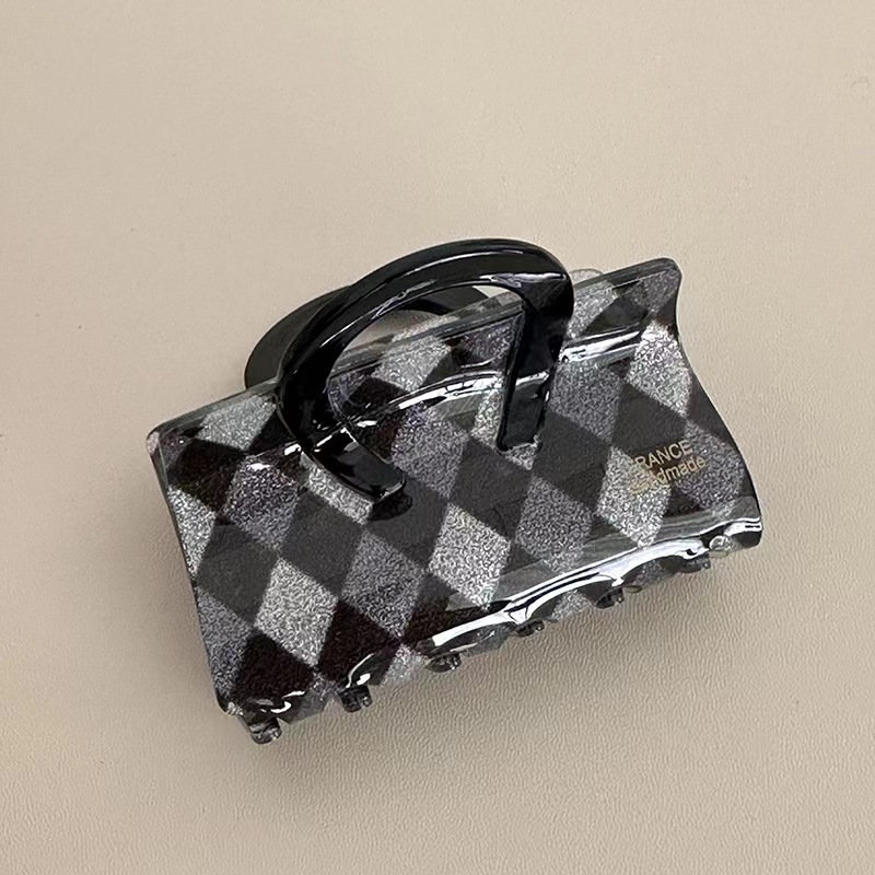 French High-end Hairpin Ins Internet Celebrity Sweet Temperament Bag Acetic Acid Claw Clip