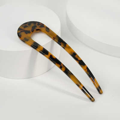 High-end U-shaped hairpin with gradient effect, vinegar hairpin, antique style bun hair accessory fo