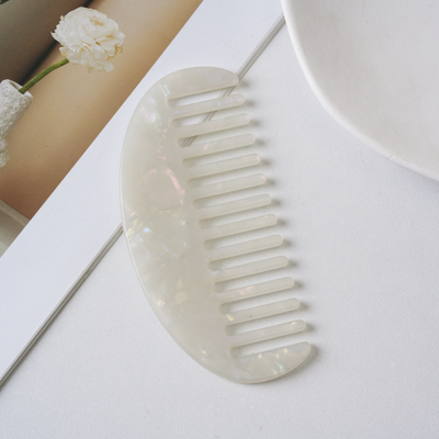 Hair Comb, Colorful Women's Fashion Anti-static Korean Design Hair Brush Acetate Hair Comb Styling 