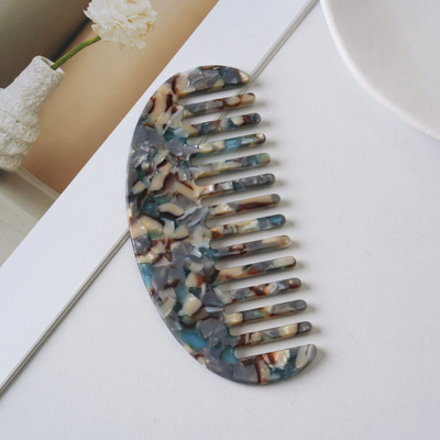 Hair Comb, Colorful Women's Fashion Anti-static Korean Design Hair Brush Acetate Hair Comb Styling 