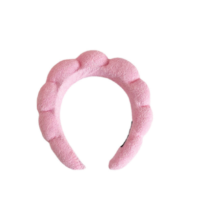 European and American Popular Women's Non-slip Fluffy Sponge Wide Headband Wholesale