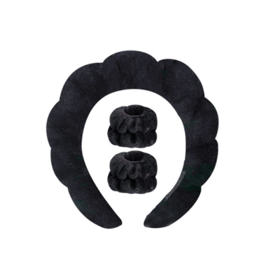 European and American Popular Women's Non-slip Fluffy Sponge Wide Headband Wholesale