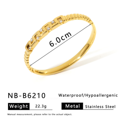 18k Gold-Plated Stainless Steel Bracelet1