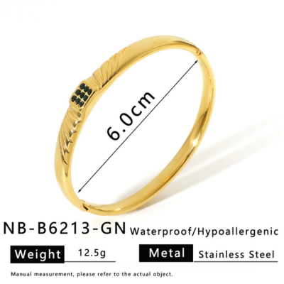 18k Gold-Plated Stainless Steel Bracelet1