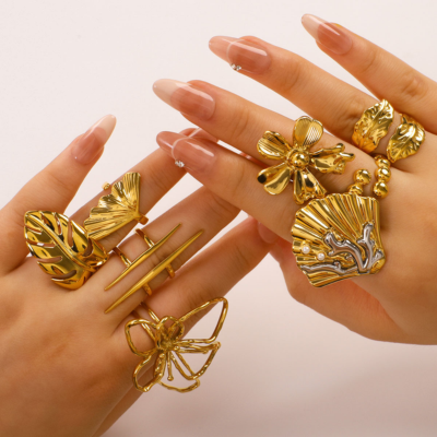 18k Gold-Plated Stainless Steel Ring2
