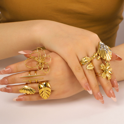 18k Gold-Plated Stainless Steel Ring2