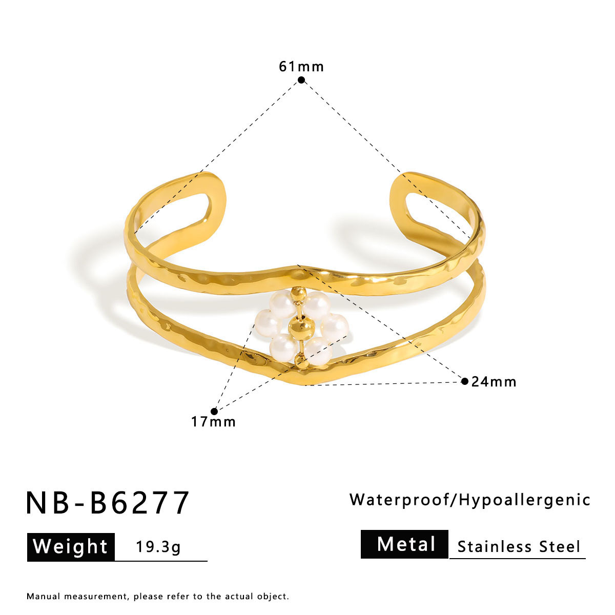 18k Gold-Plated Stainless Steel Bracelet3
