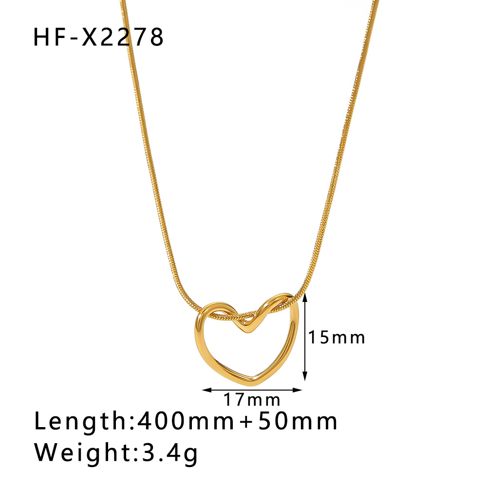 18k Gold-Plated Stainless Steel Necklace2