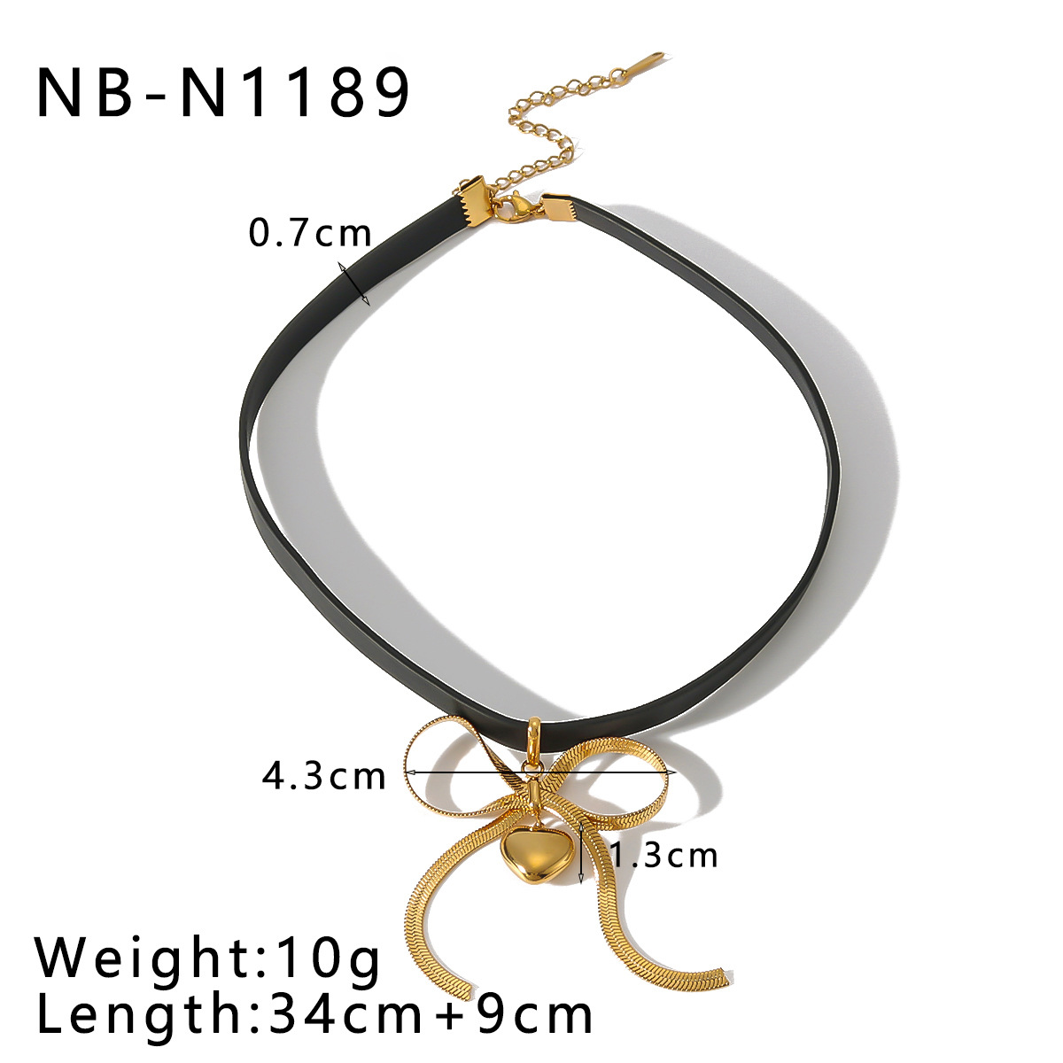 18k Gold-Plated Stainless Steel Necklace3