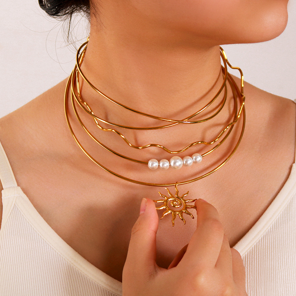 18k Gold-Plated Stainless Steel Necklace3