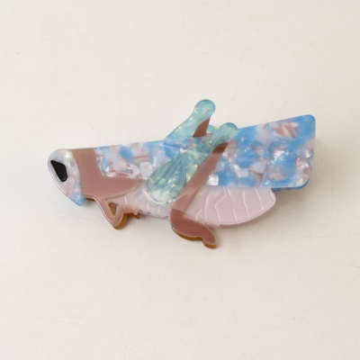 Animal & Insect Shaped Acetate Hair Claw Clips - Owl, Cicada & Grasshopper Acetic Acid Hair Clamp Se